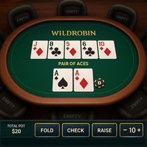 Wildrobin - Texas Hold'em Poker - Skill Based Game Lithuania